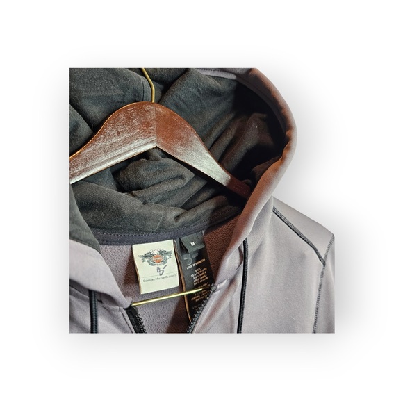 Harley-Davidson Gray Graphic Full-Zip Hoodie - Picture 5 of 6